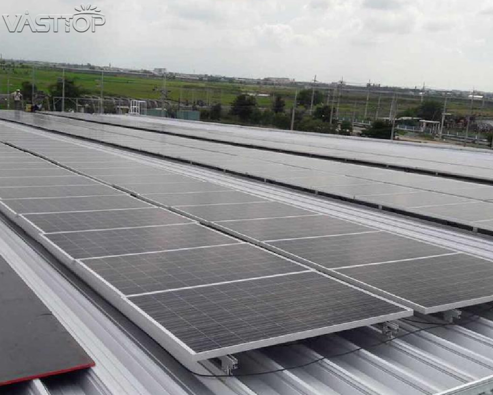 Sistemas de montaje fotovoltaico Kit de montaje de panel solar de techo de Tailandia