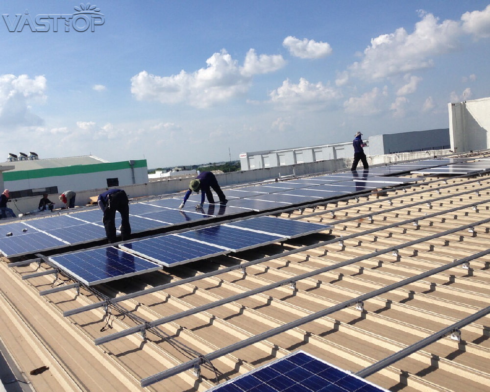 Montajes solares de techo de Tailandia